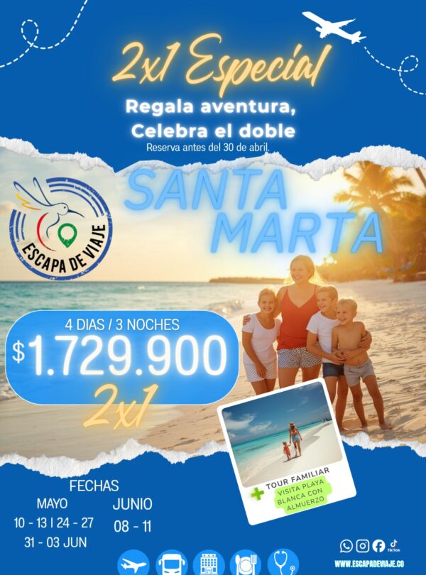 Santa Marta 2x1